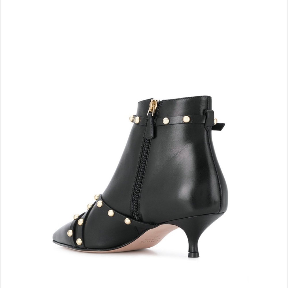Red valentino stud boots